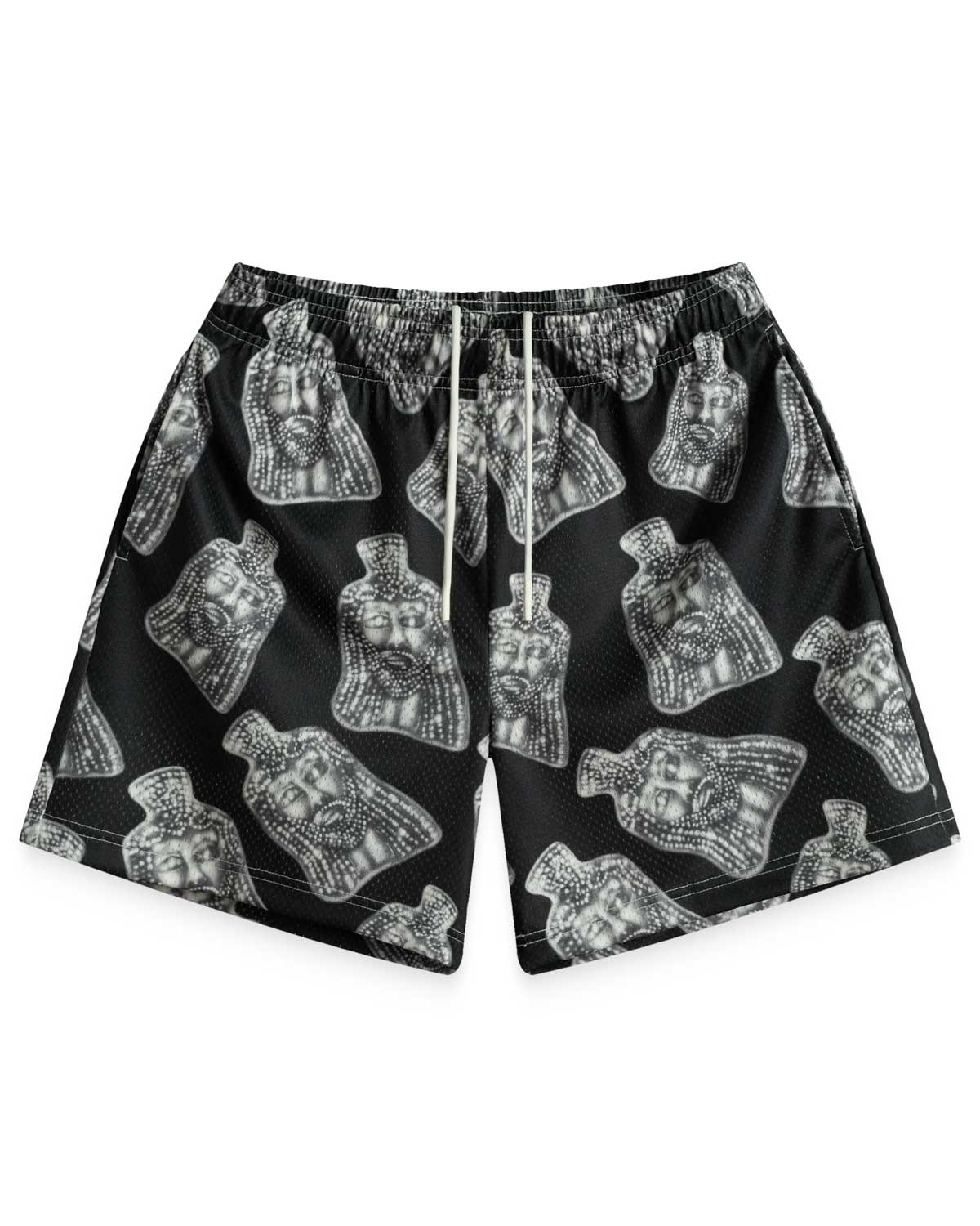 Bravest Studios Jesus Piece Shorts Black