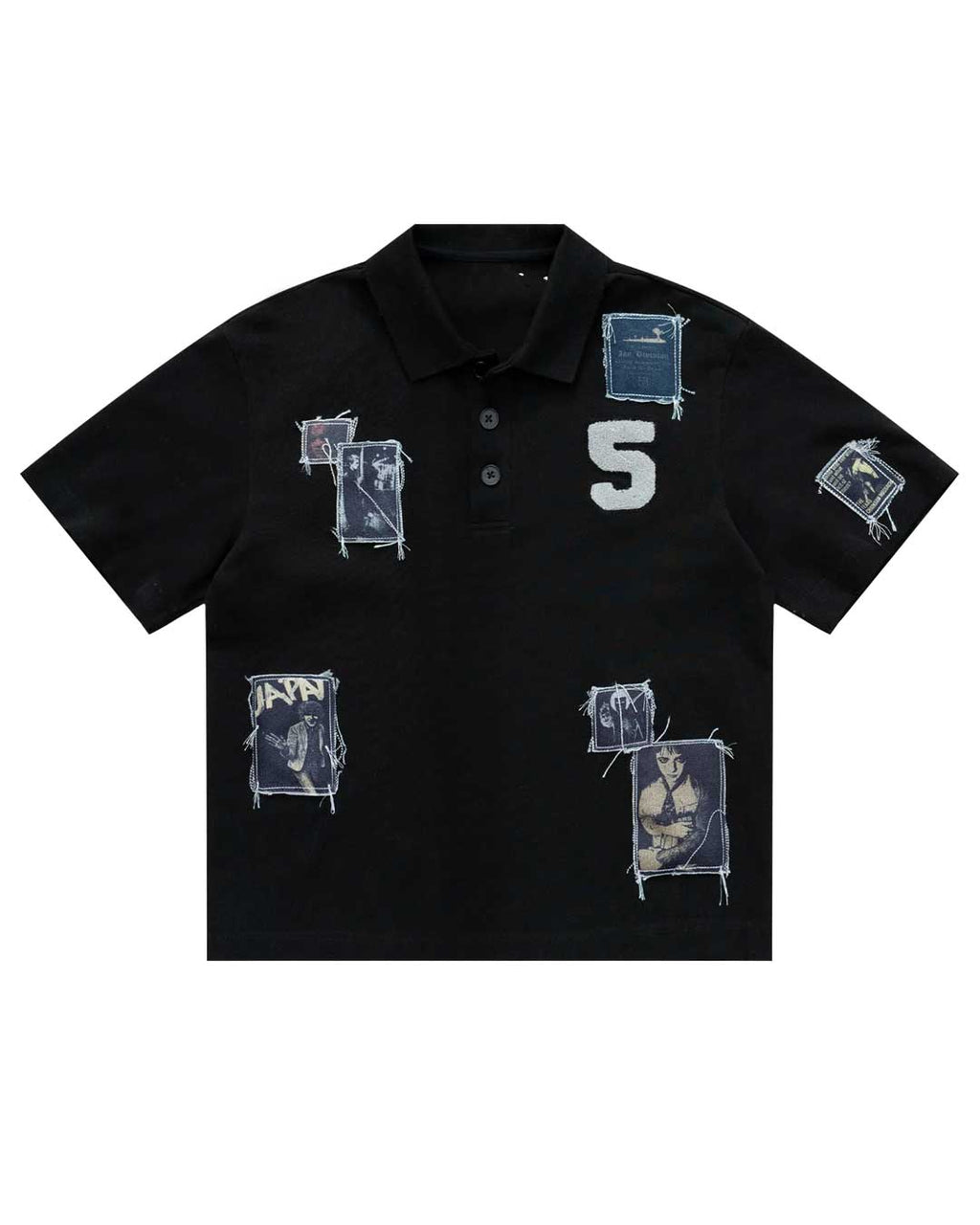 Bravest Studios Patch Polo Black