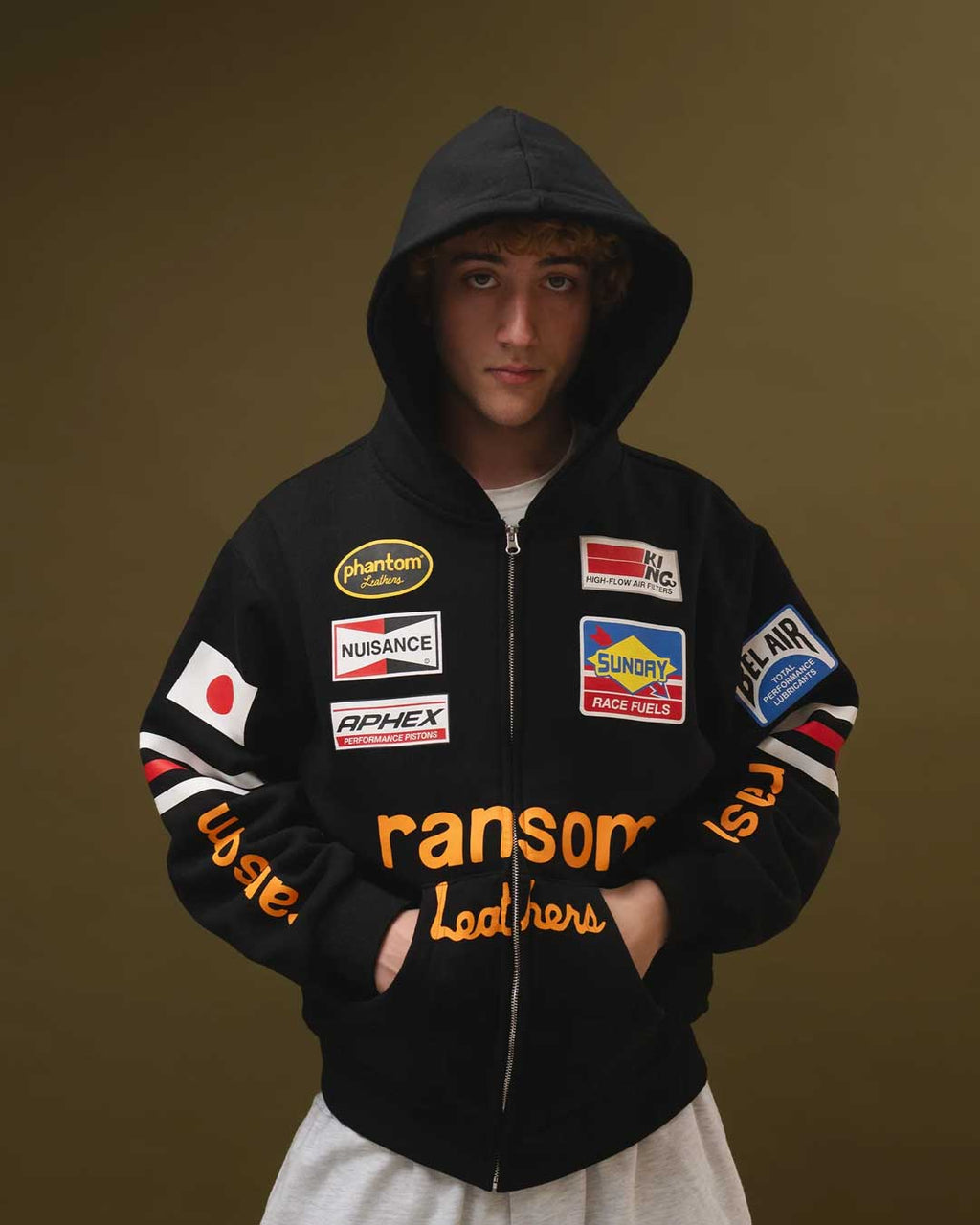 Bravest Studios Ransom Zip Up Hoodie Black