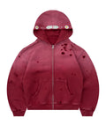 Bravest Studios Sapphire Zip Up Hoodie Red