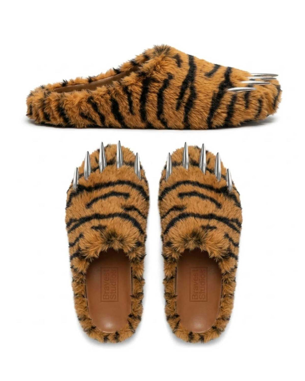 Bravest Studios x Glo Gang Tiger Bear Claw Mule Orange