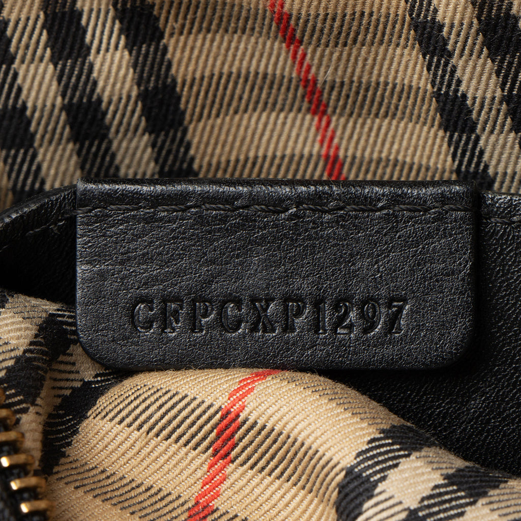 Burberry Leather Link Camera Bag - Black