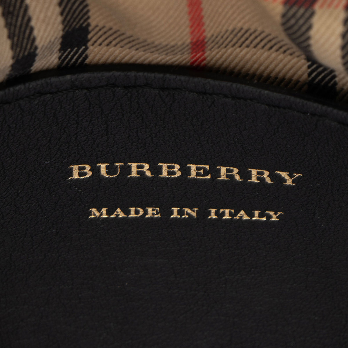 Burberry Leather Link Camera Bag - Black