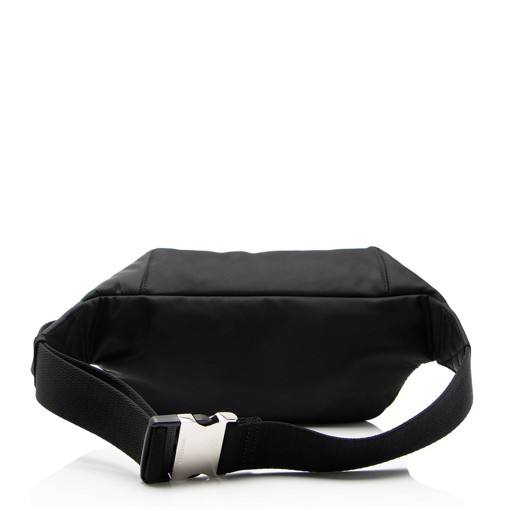 Burberry Nylon Logo Sonny Medium Belt Bag - Black