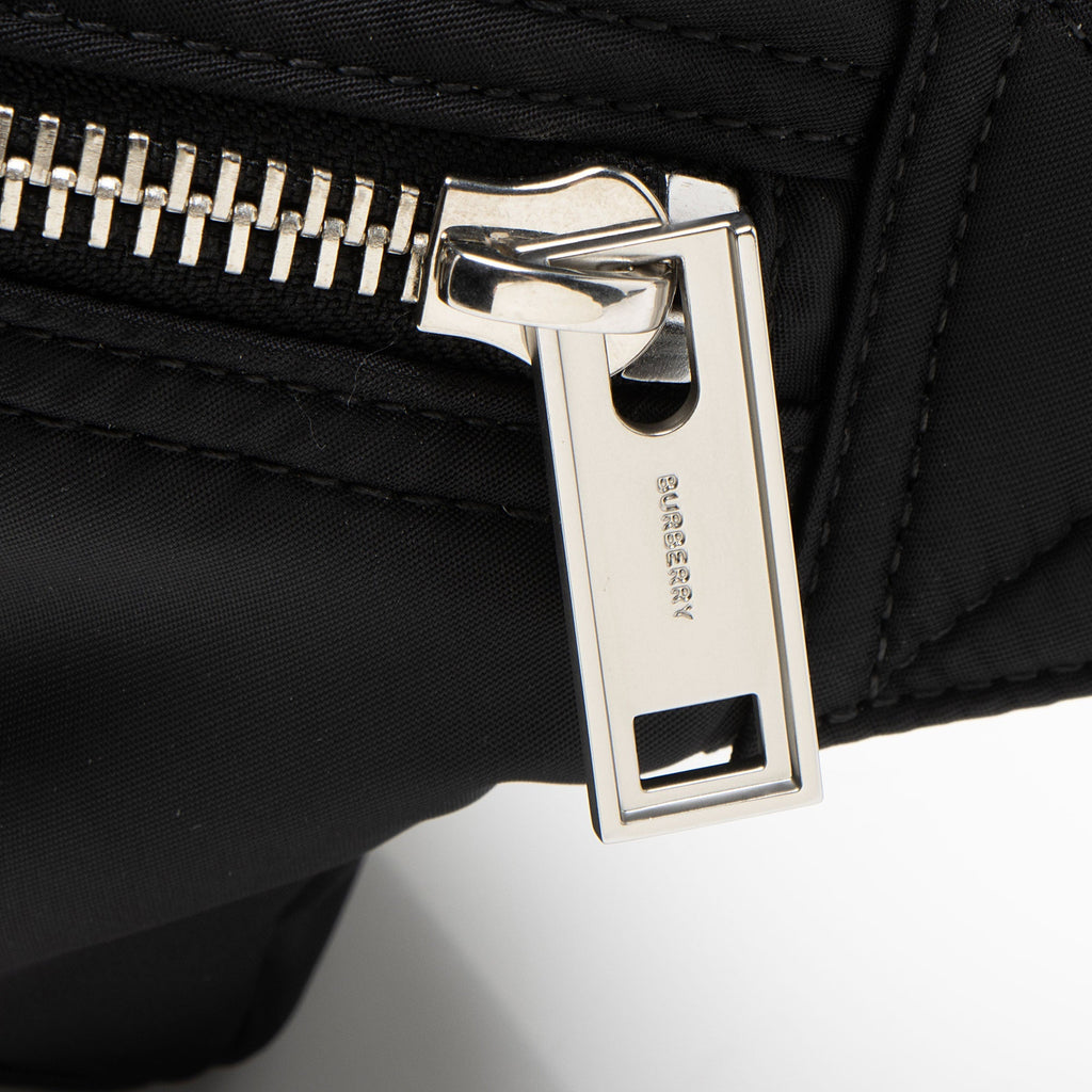 Burberry Nylon Logo Sonny Medium Belt Bag - Black