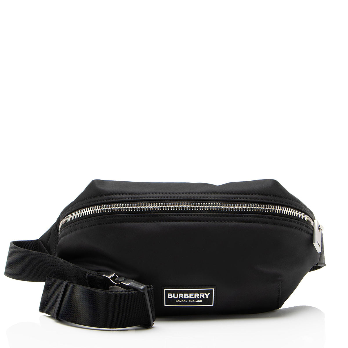 Burberry Nylon Logo Sonny Medium Belt Bag - Black