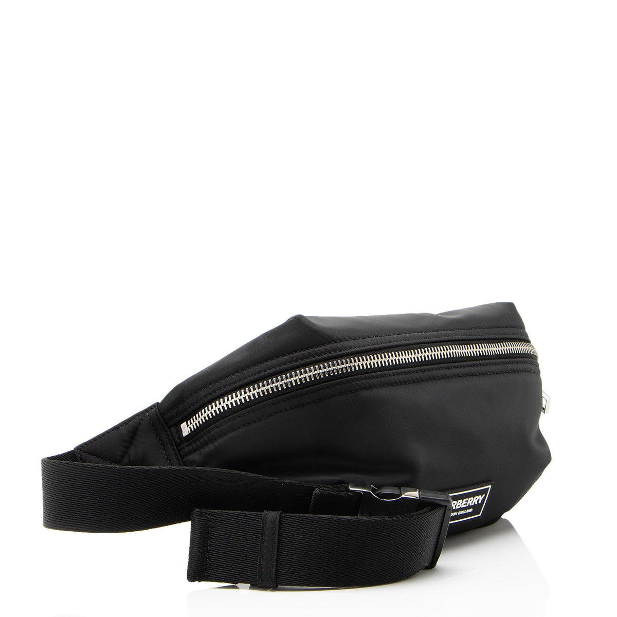 Burberry Nylon Logo Sonny Medium Belt Bag - Black