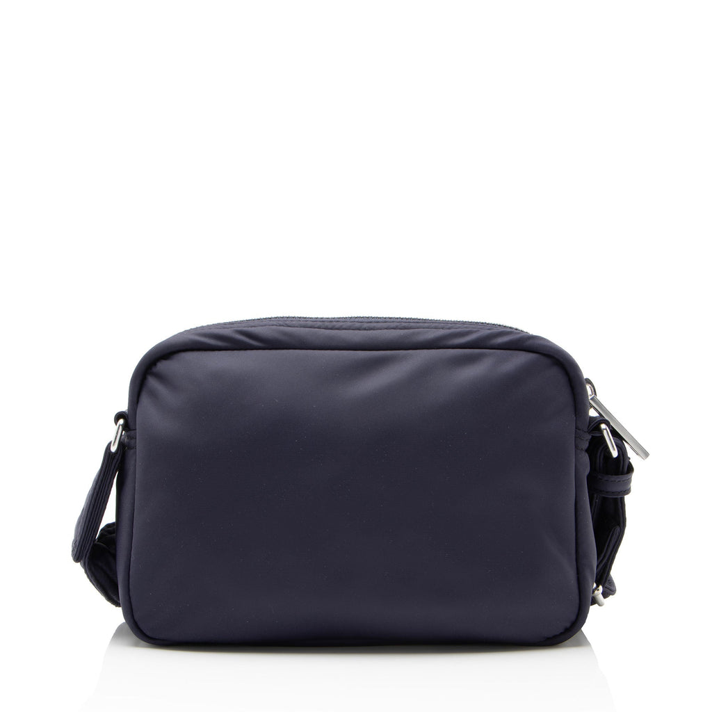 Burberry Nylon Logo Zip Messenger - Blue