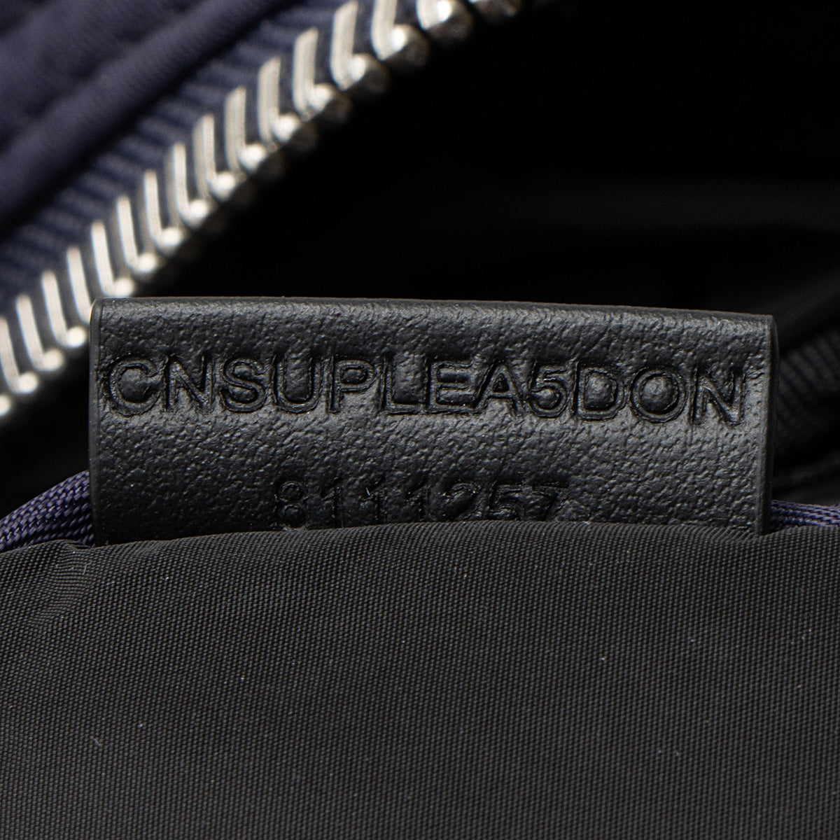 Burberry Nylon Logo Zip Messenger - Blue
