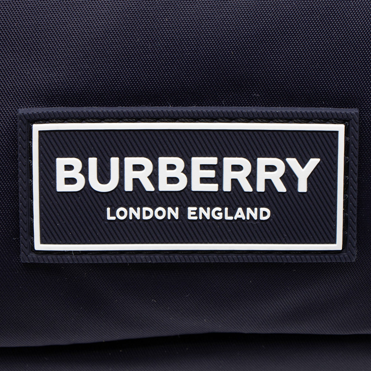 Burberry Nylon Logo Zip Messenger - Blue