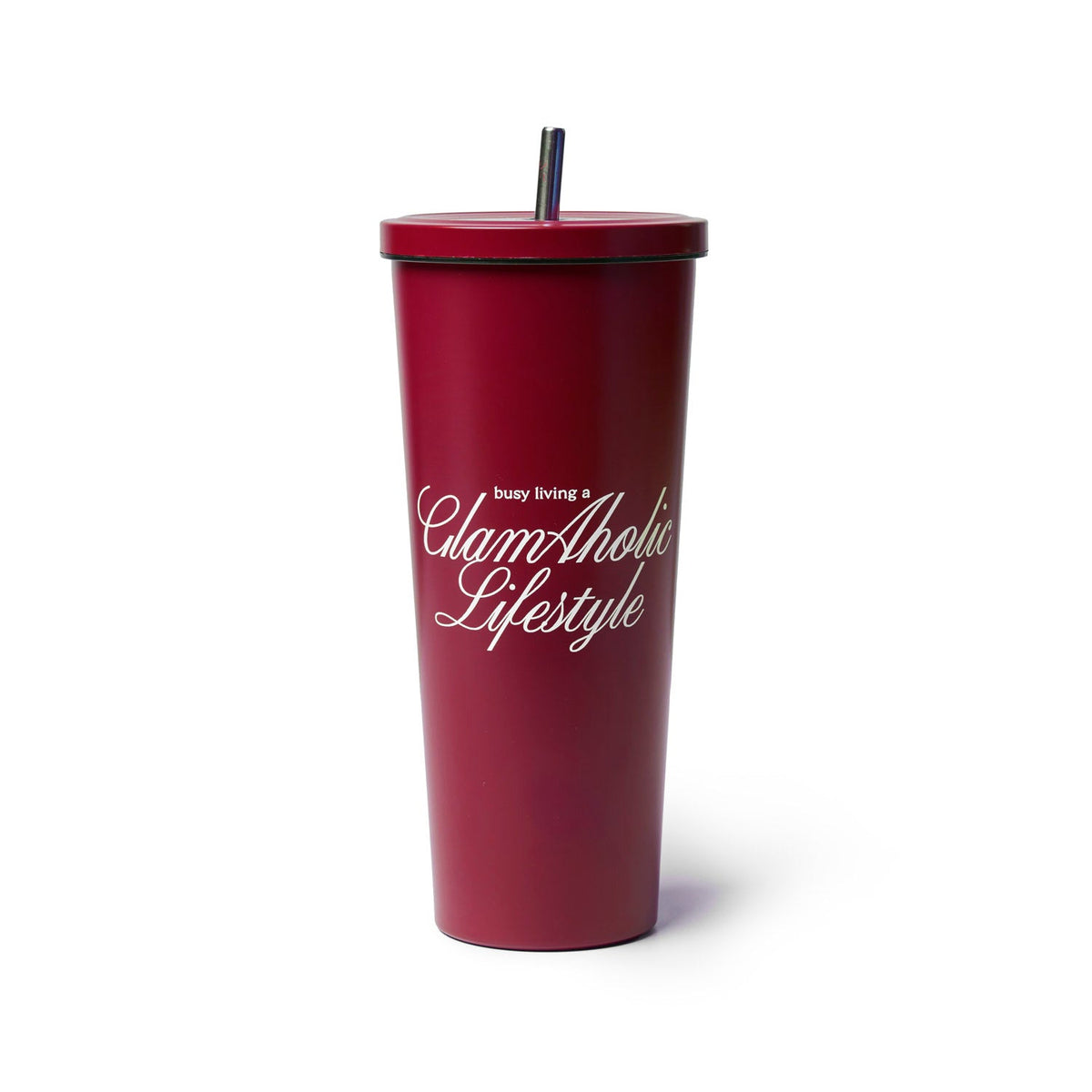 SIGNATURE LUXE TUMBLER - BURGUNDY