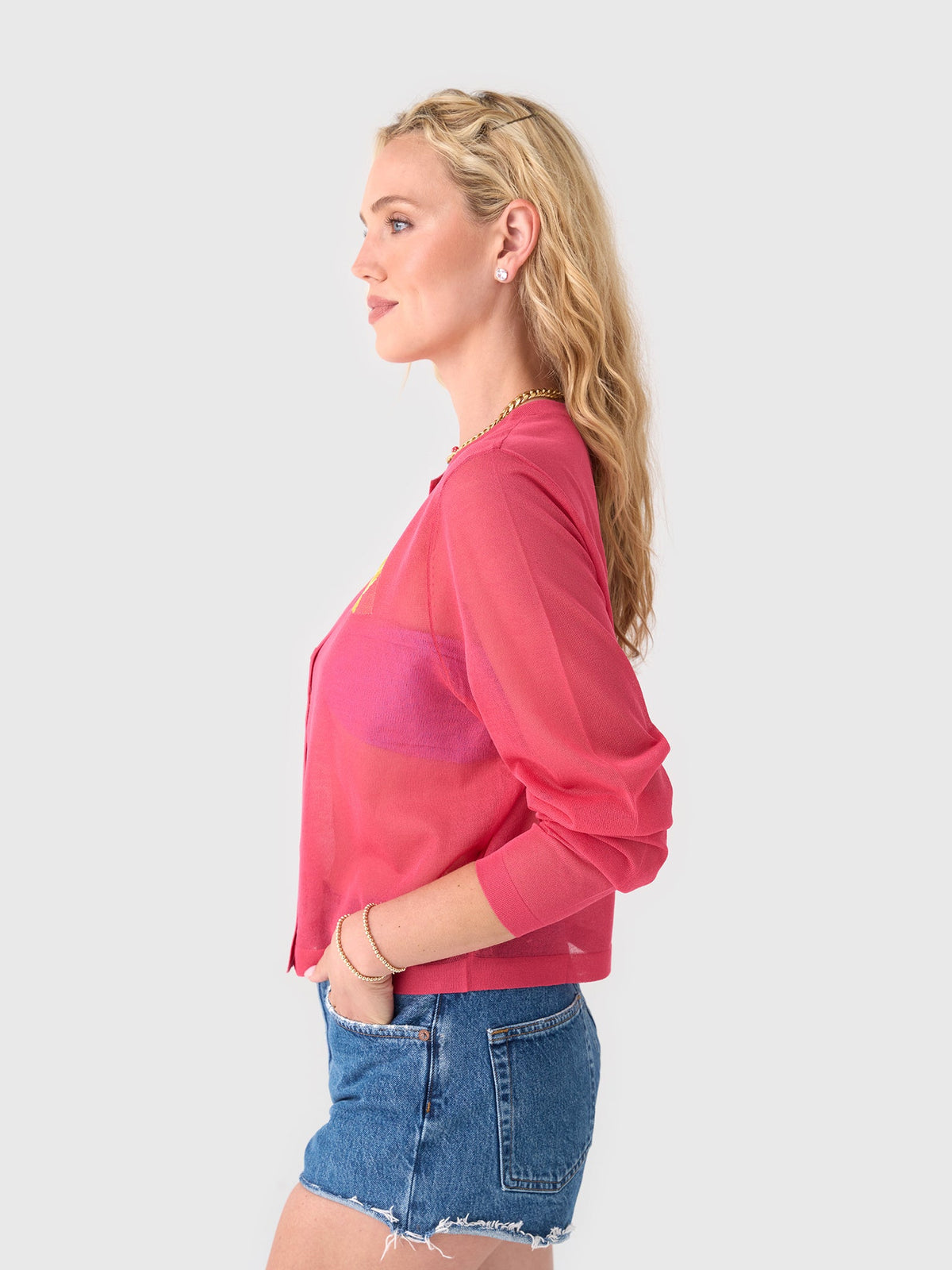 EM On Holiday Women's Summer Knit Cardigan