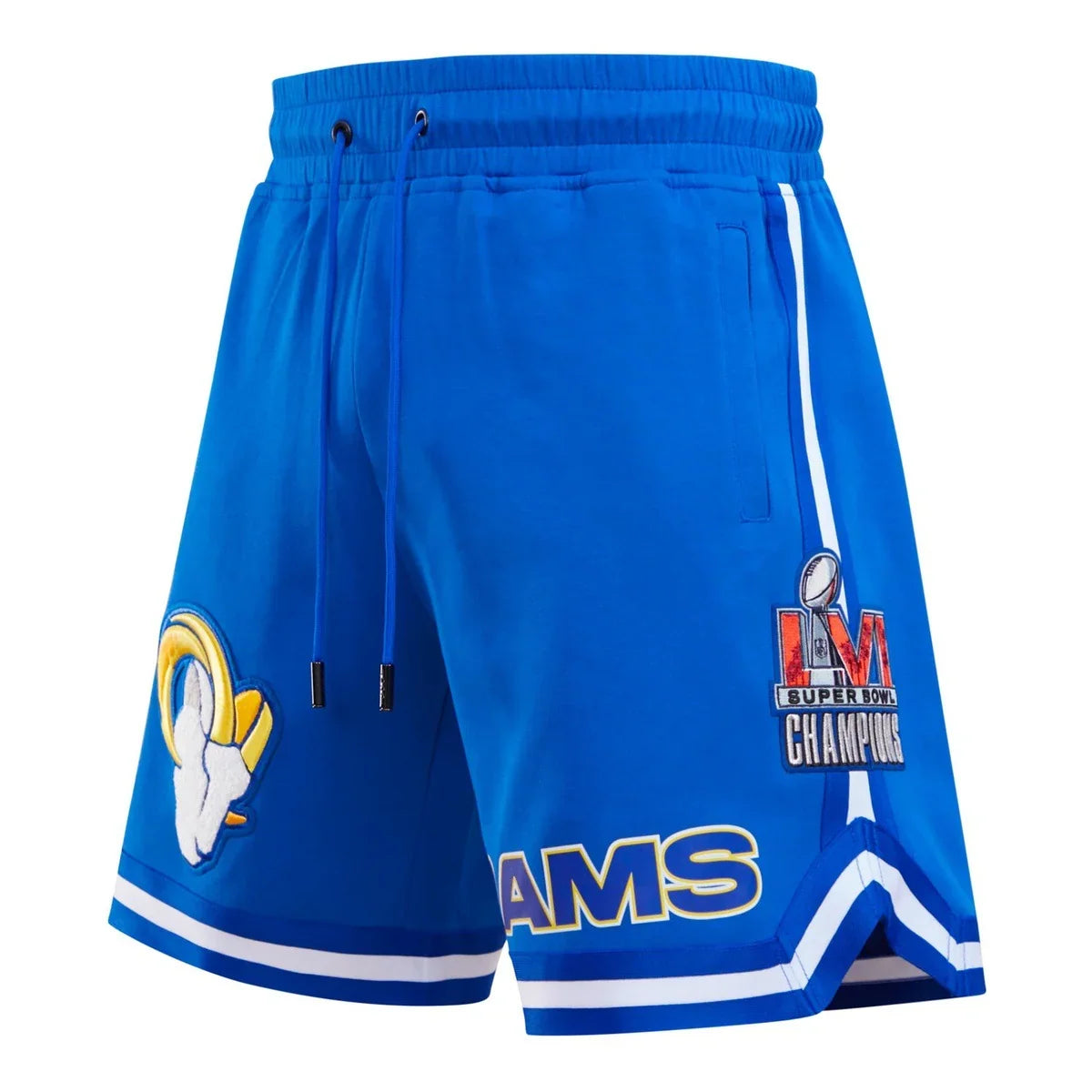 PROMAX LOS ANGELES RAMS CLASSIC CHENILLE DK SHORT, ROYAL BLUE