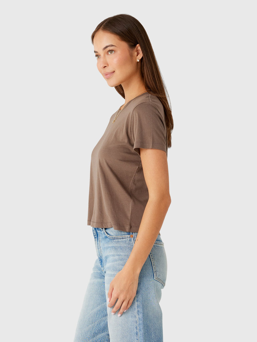Eterne Women's Short Sleeve Boxy Tee