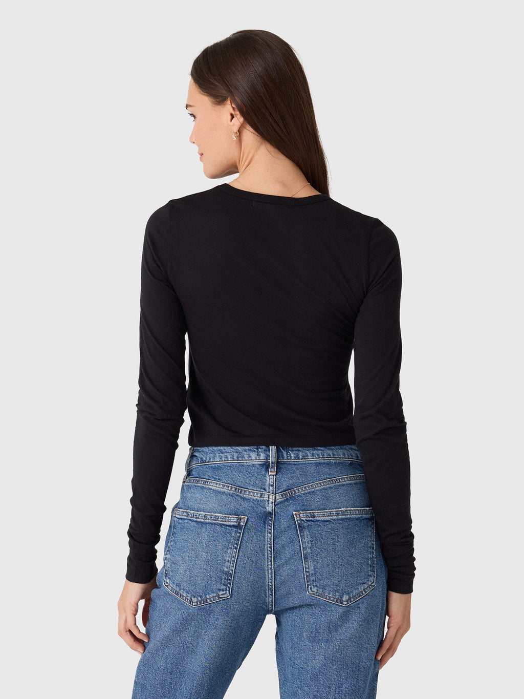 Eterne Women's Long Sleeve Baby Tee