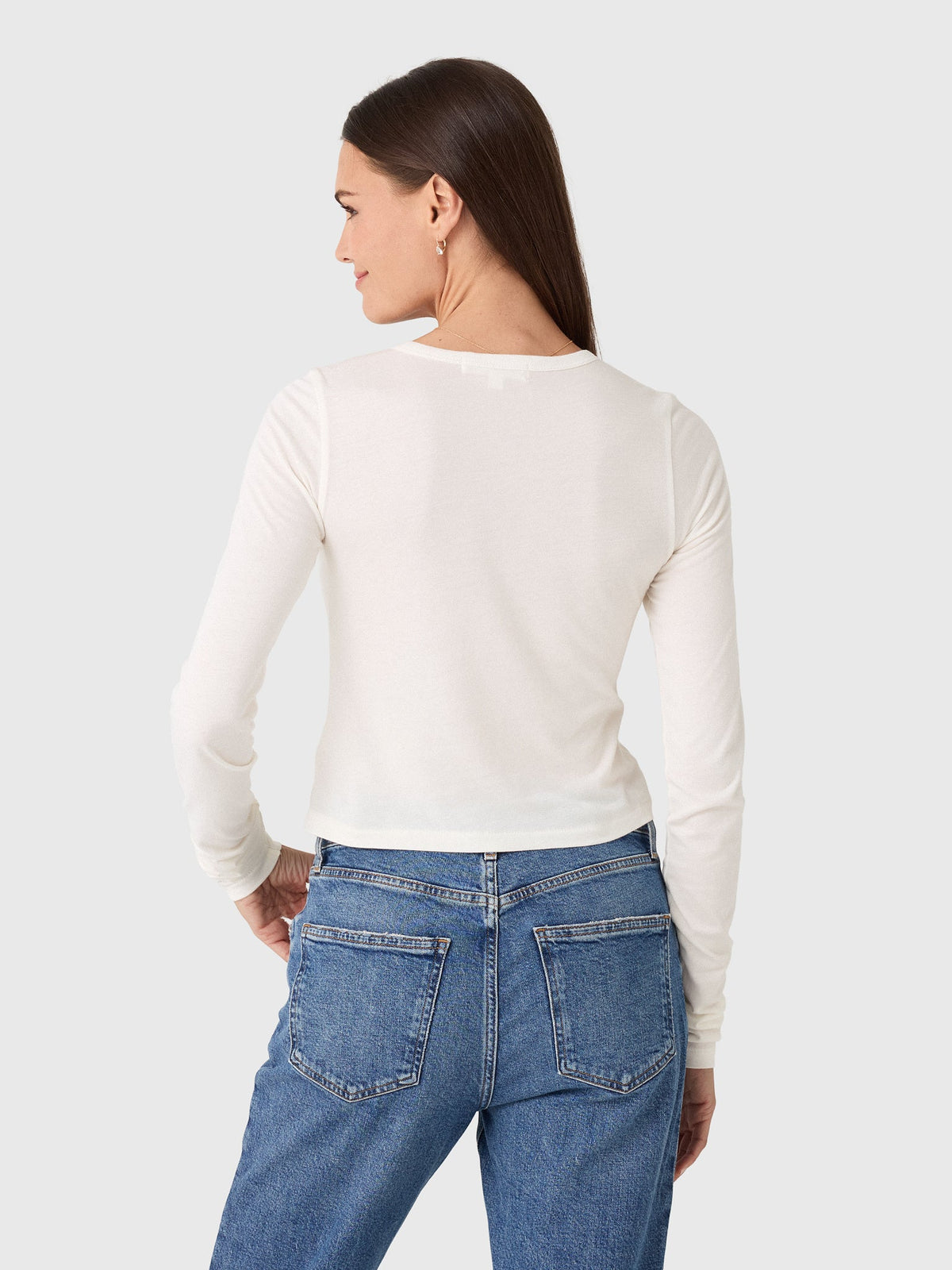 Eterne Women's Long Sleeve Baby Tee