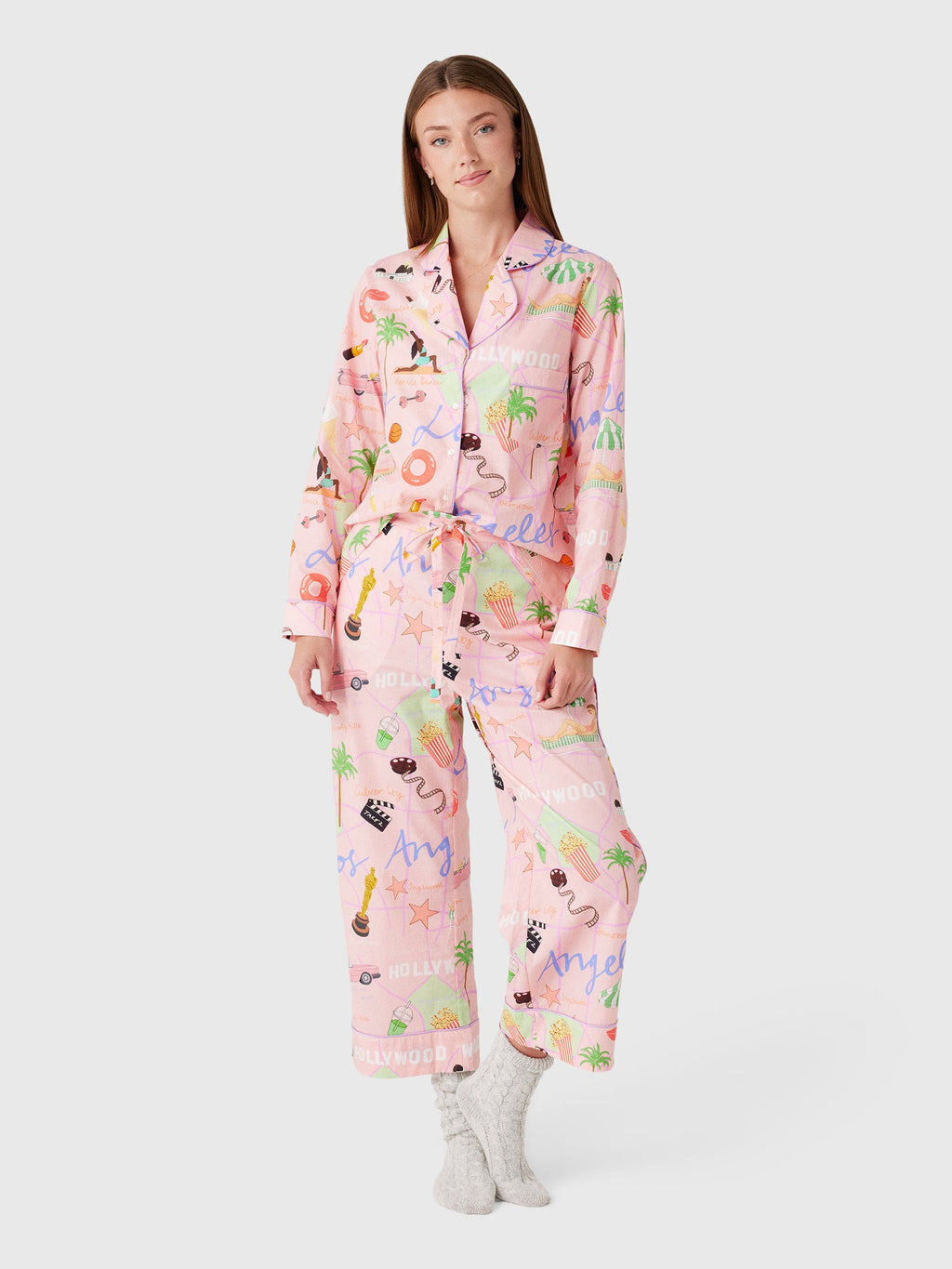 Karen Mabon Women's Classic Long Sleeve Pajama Set