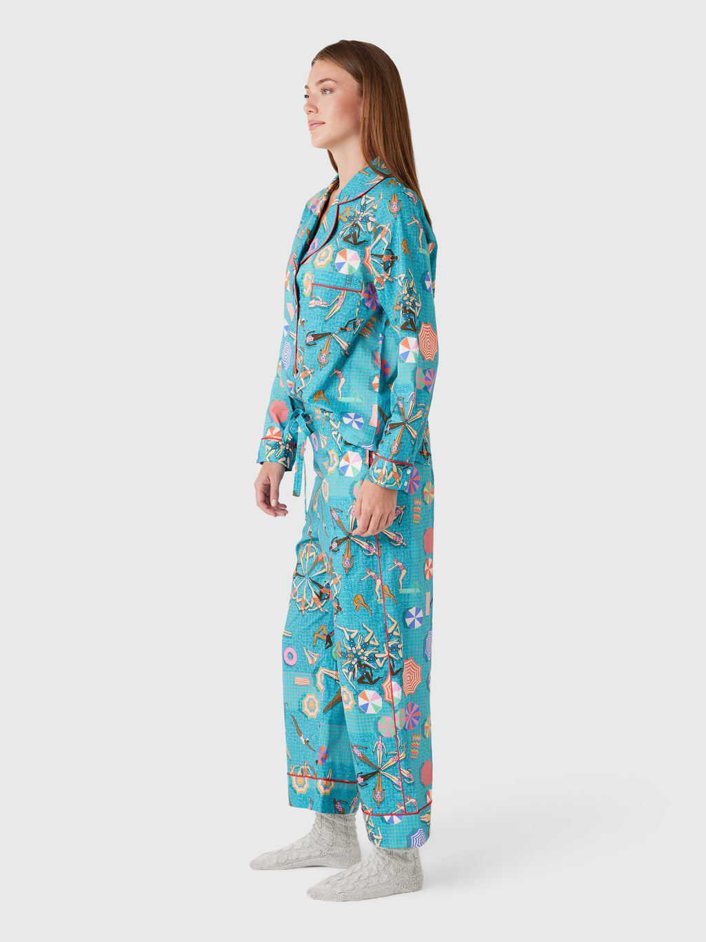 Karen Mabon Women's Classic Long Sleeve Pajama Set