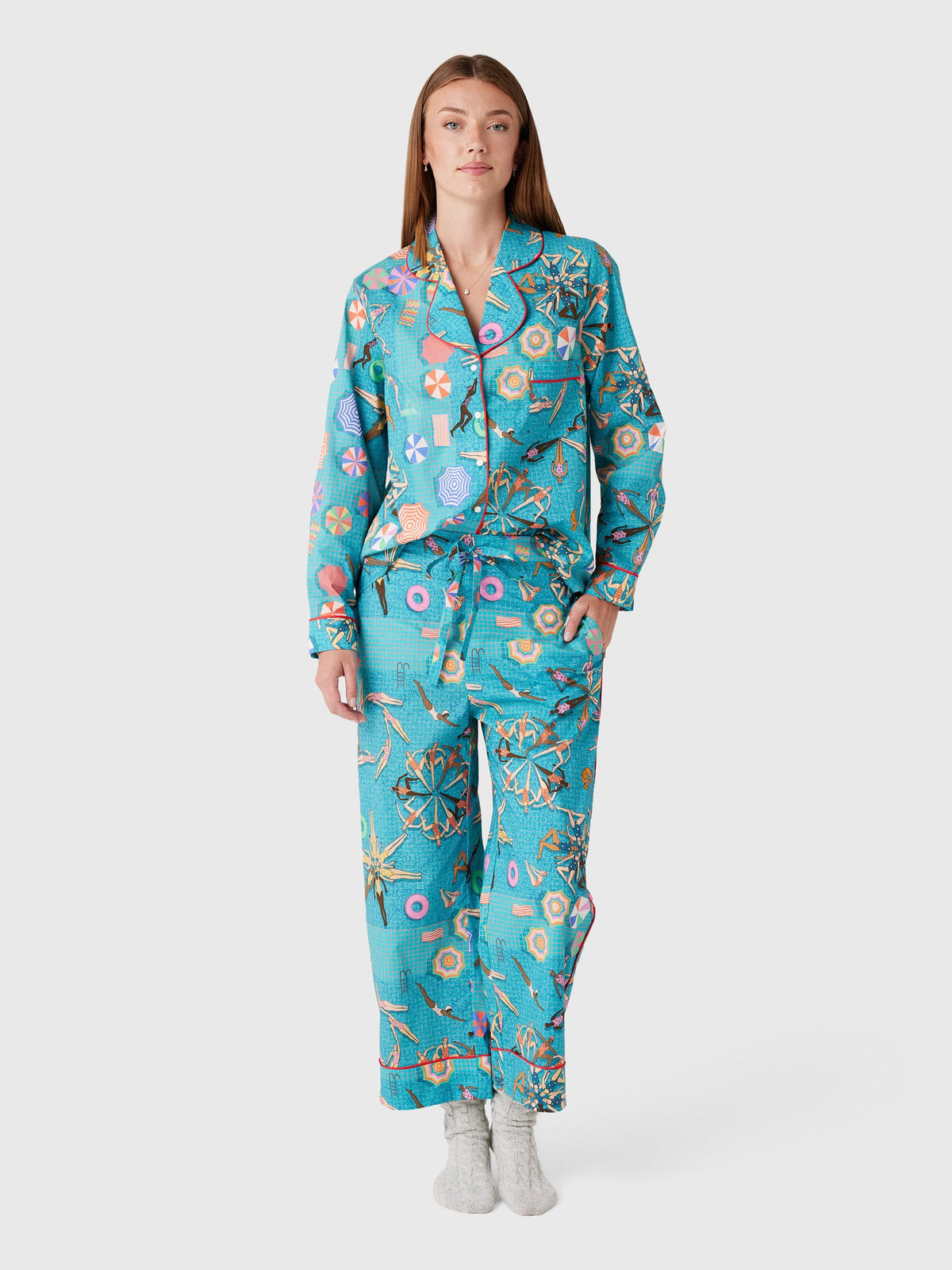 Karen Mabon Women's Classic Long Sleeve Pajama Set