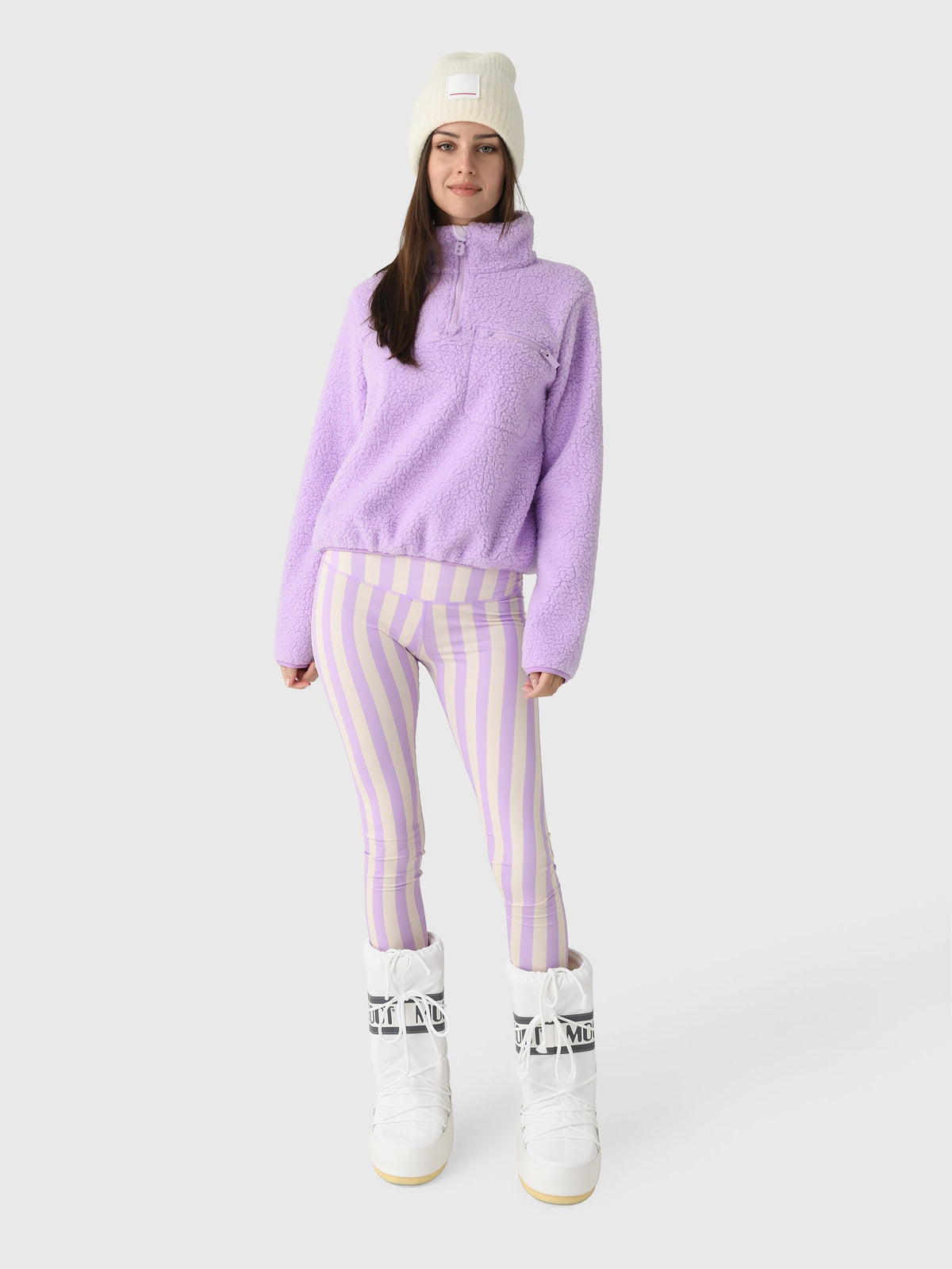 Berno Women's Cloud Zip Fleece Pullover