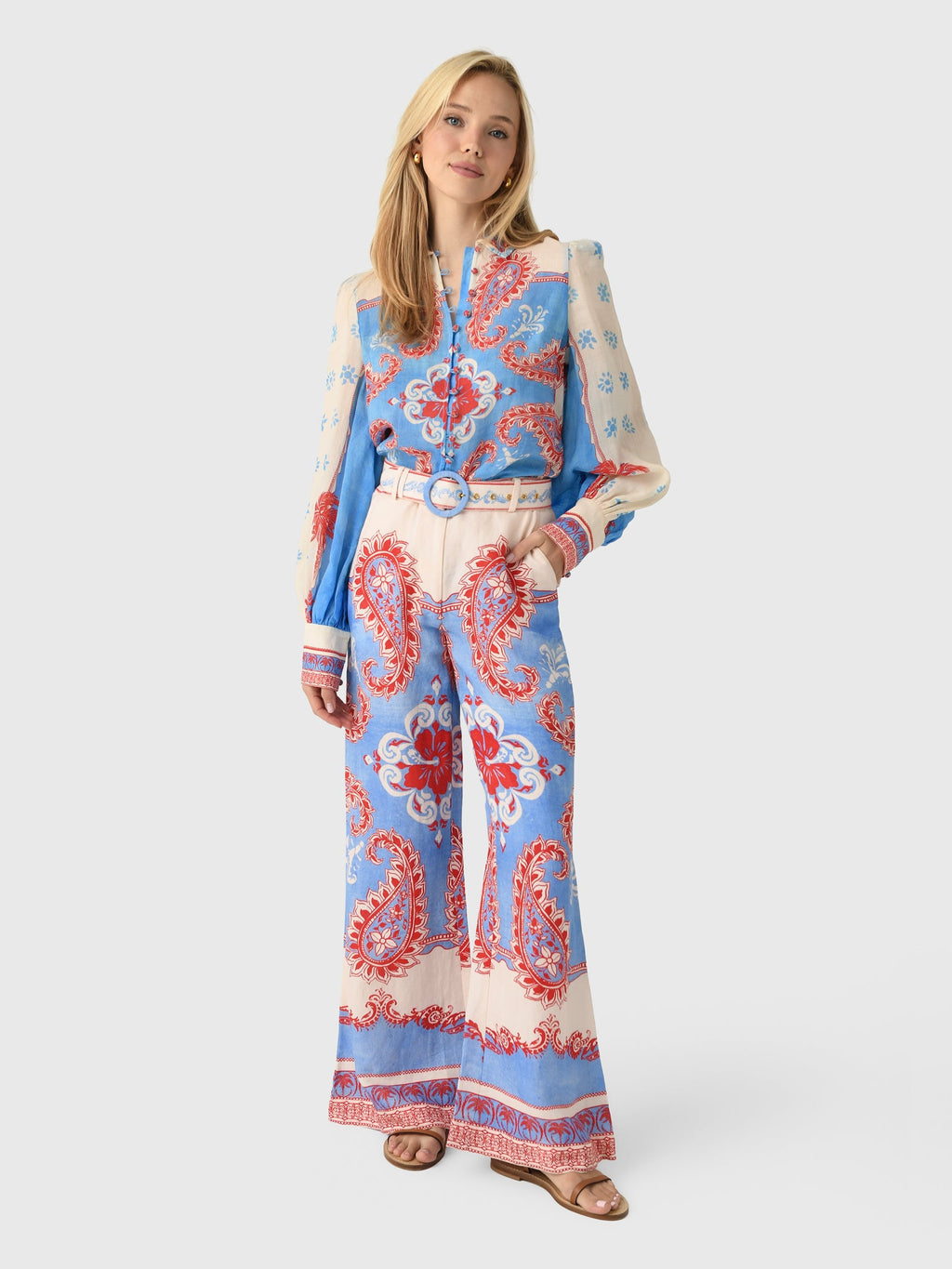Kate Ford Women's Clivia Collar Blouse