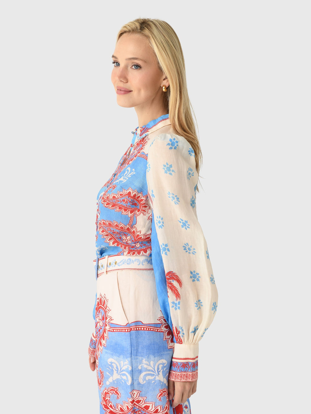 Kate Ford Women's Clivia Collar Blouse