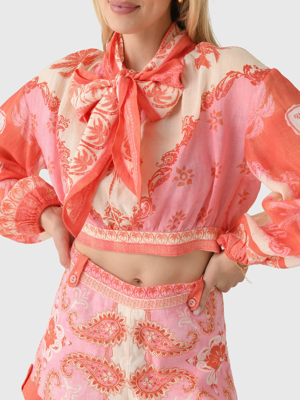 Kate Ford Women's Clivia Bow Blouse
