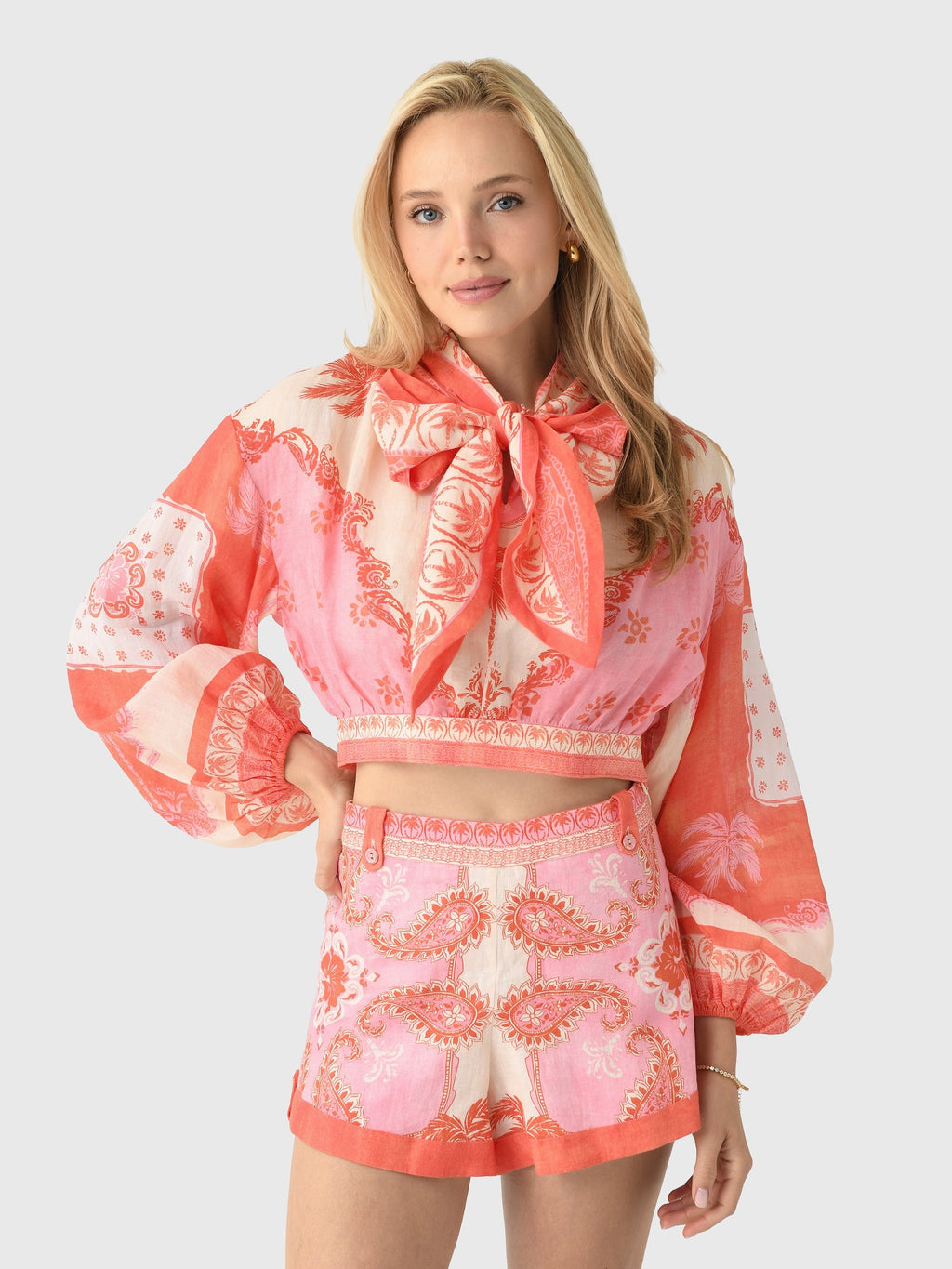 Kate Ford Women's Clivia Bow Blouse