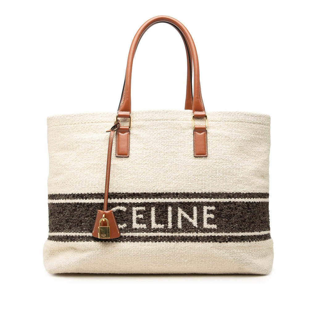 Celine Canvas Plein Soleil Horizontal Cabas Tote Bag - Brown
