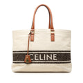 Celine Canvas Plein Soleil Horizontal Cabas Tote Bag - Brown