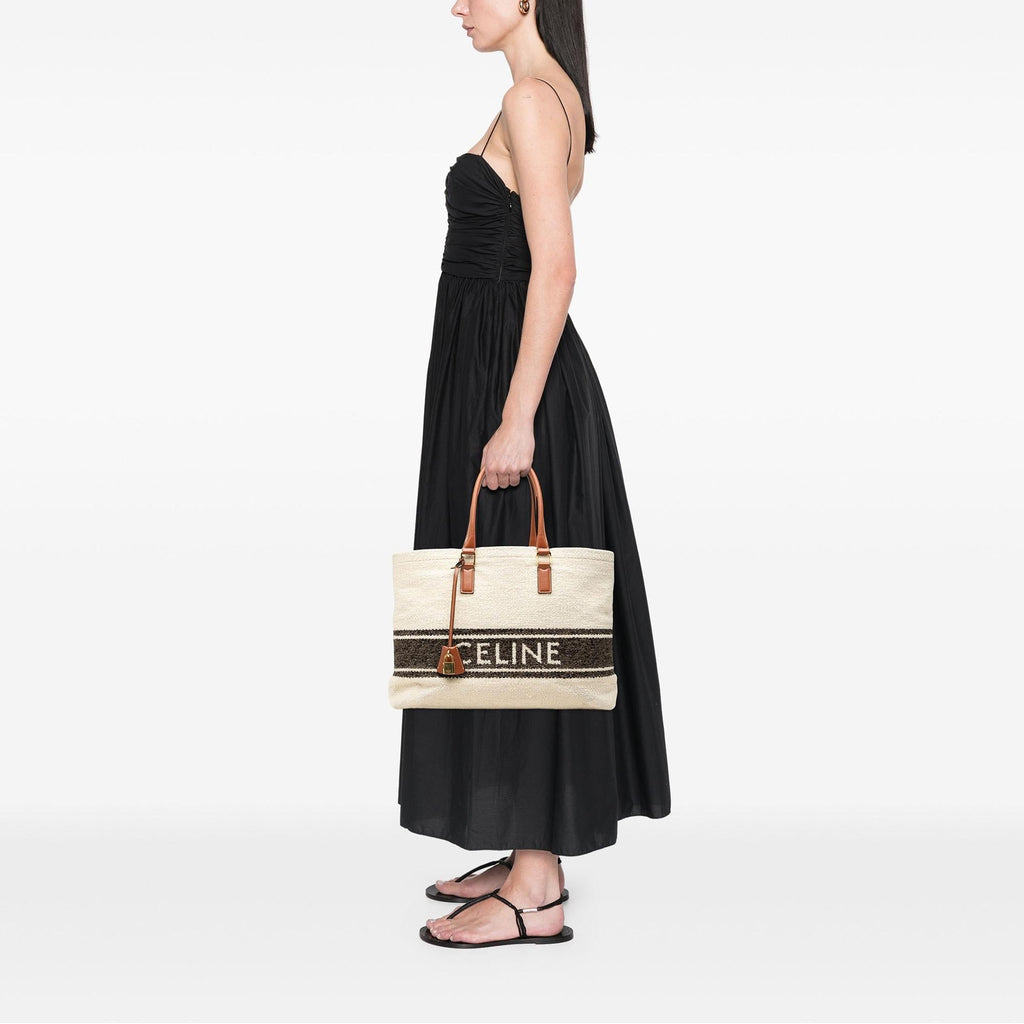 Celine Canvas Plein Soleil Horizontal Cabas Tote Bag - Brown