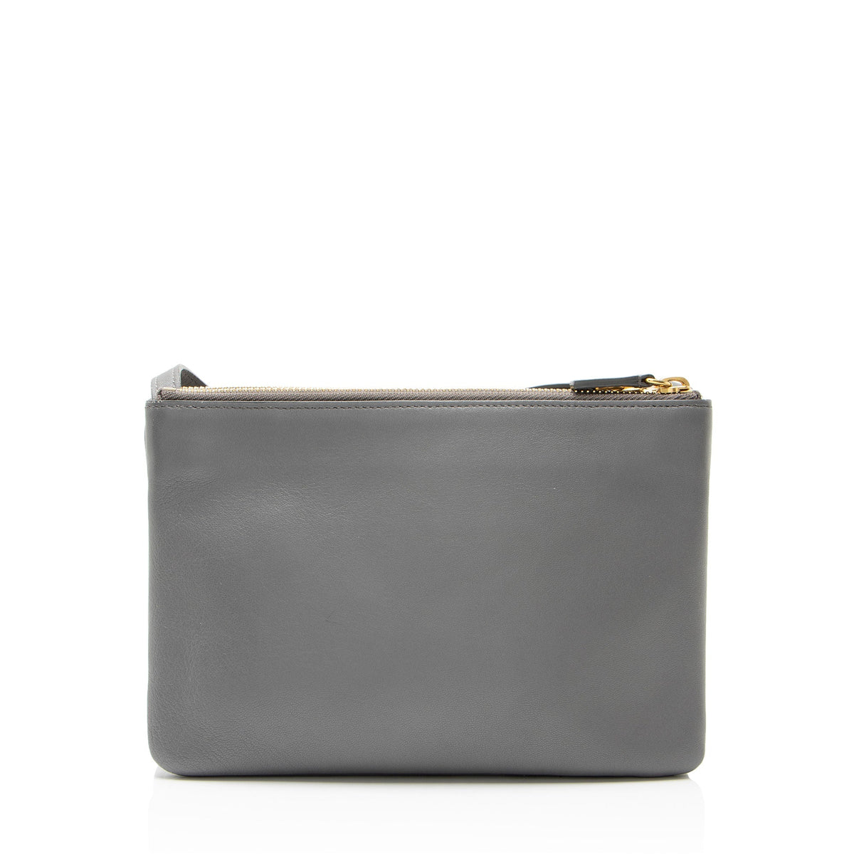 Celine Lambskin Trio Small Crossbody Bag - Grey
