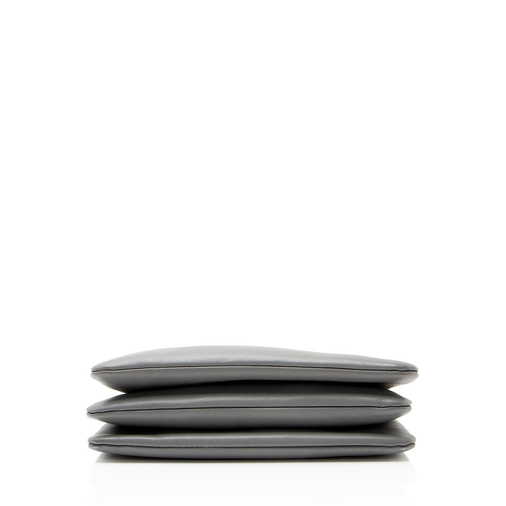 Celine Lambskin Trio Small Crossbody Bag - Grey