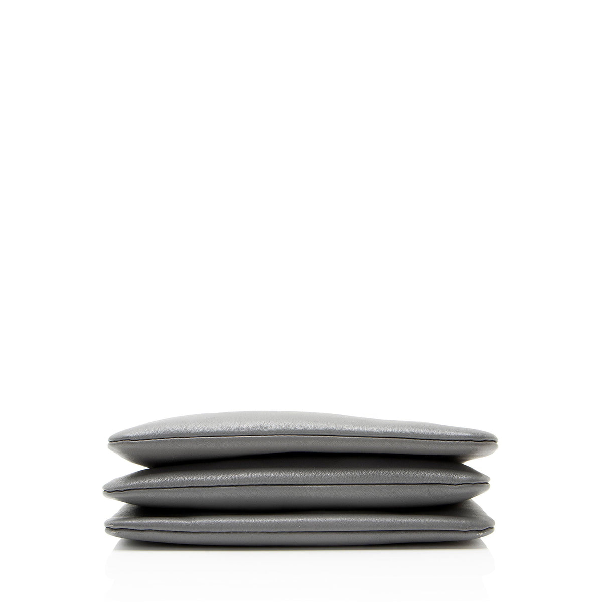 Celine Lambskin Trio Small Crossbody Bag - Grey