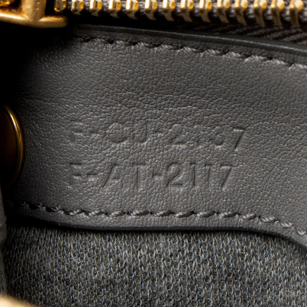 Celine Lambskin Trio Small Crossbody Bag - Grey