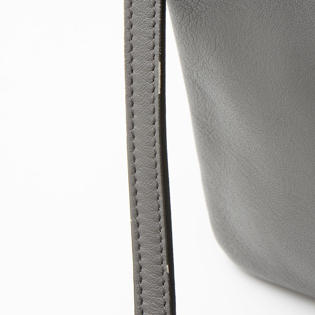 Celine Lambskin Trio Small Crossbody Bag - Grey
