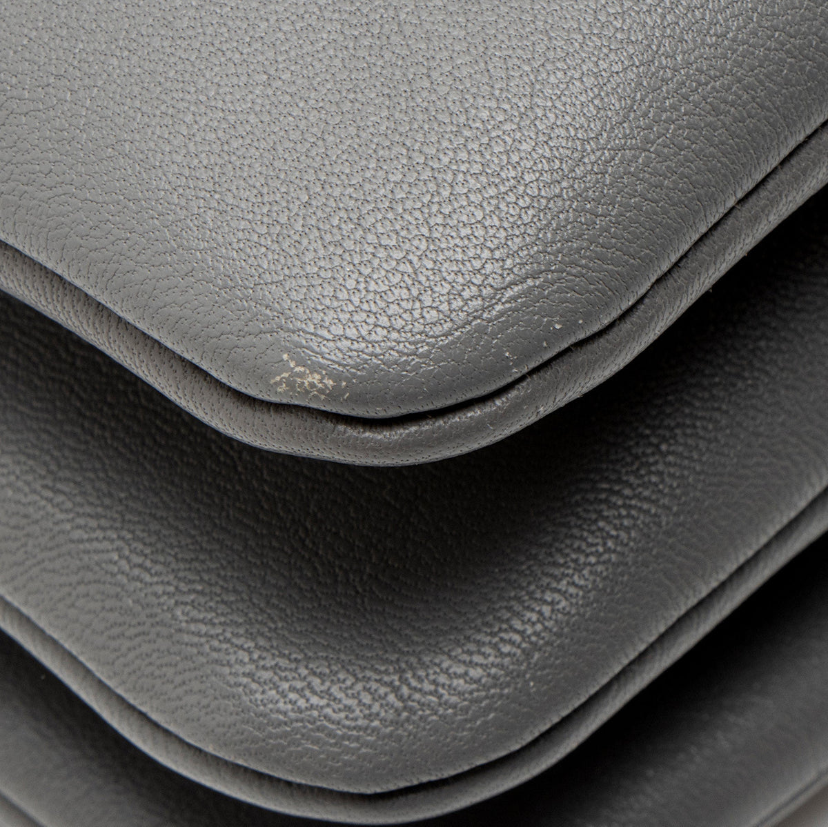 Celine Lambskin Trio Small Crossbody Bag - Grey