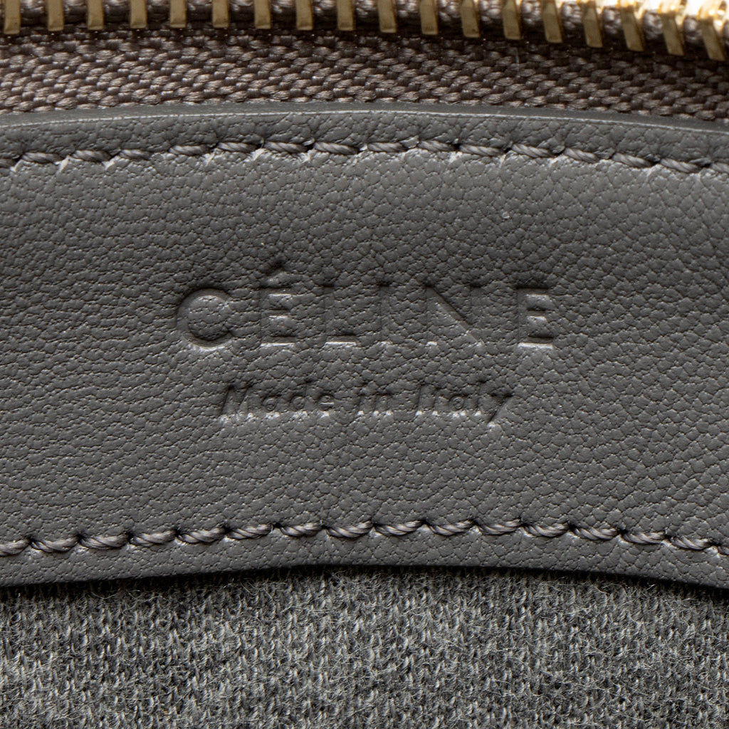Celine Lambskin Trio Small Crossbody Bag - Grey