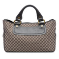 Celine Macadam Canvas Boogie Handbag Satchel - Beige/Black