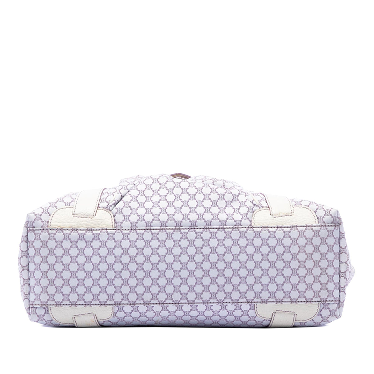 Celine Macadam Canvas Tote Bag - Purple