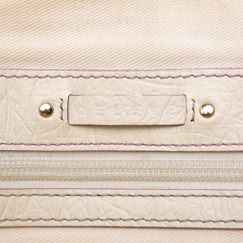 Celine Macadam Canvas Tote Bag - Purple