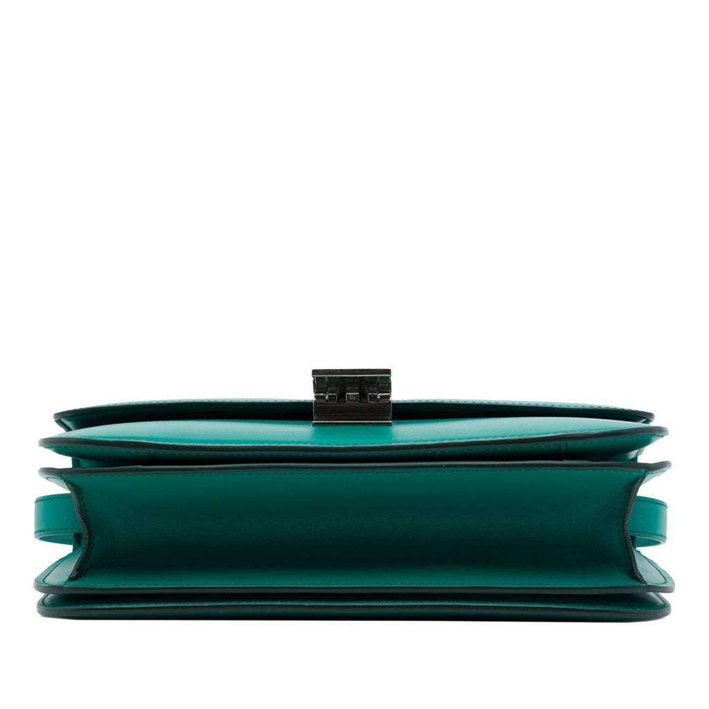 Celine Medium Calfskin Classic Box Crossbody Bag - Blue