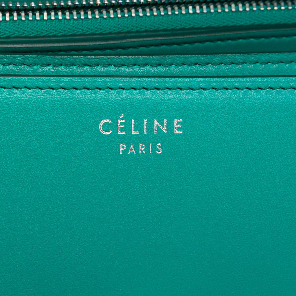 Celine Medium Calfskin Classic Box Crossbody Bag - Blue