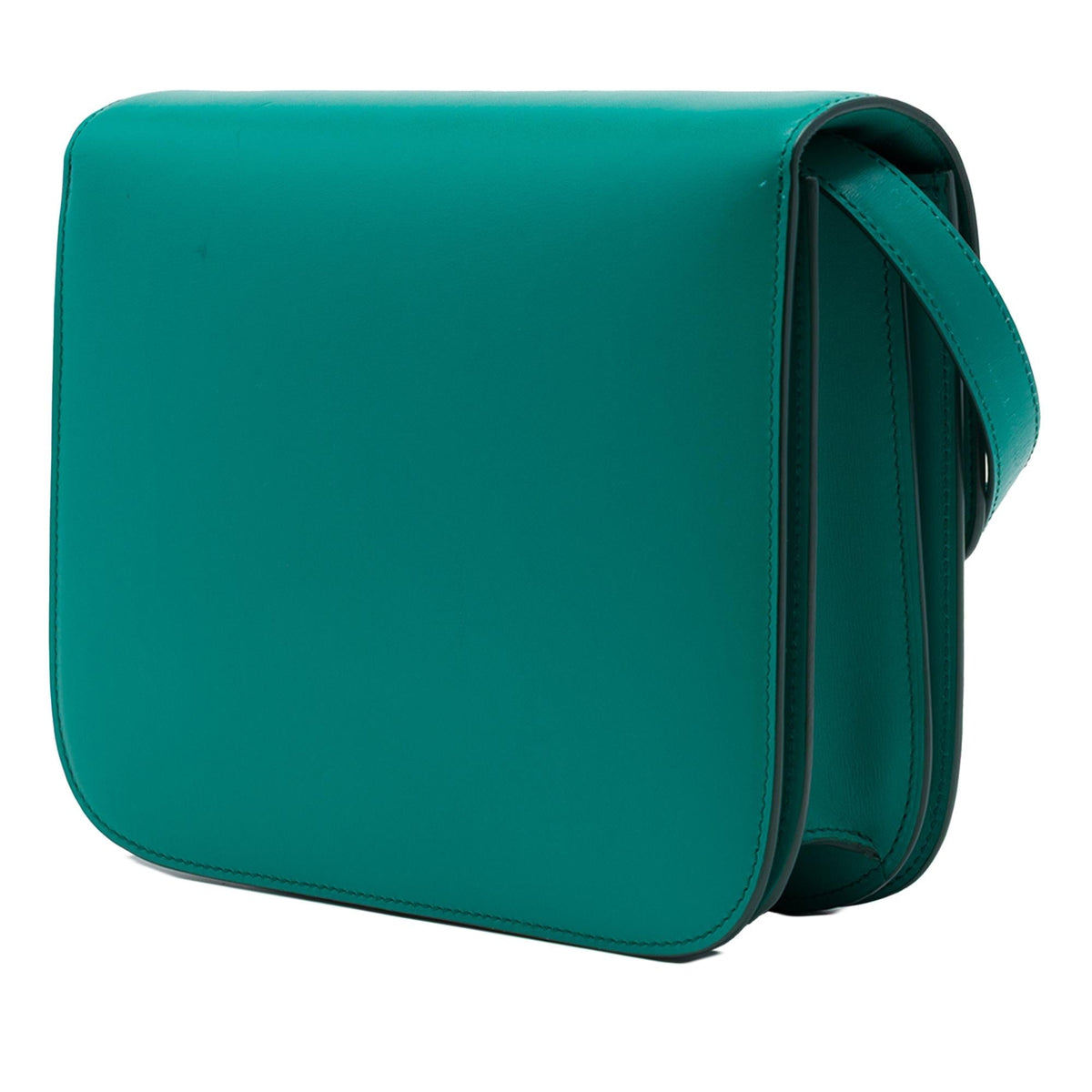 Celine Medium Calfskin Classic Box Crossbody Bag - Blue