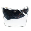 Celine Medium Mirror Calfskin Croque Shoulder Bag - Silver