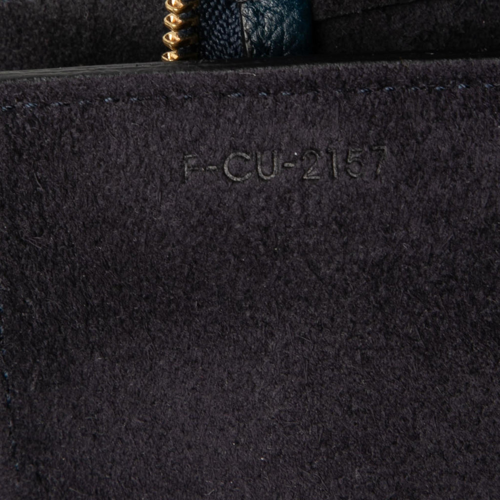 Celine Micro Grained Calfskin Belt Bag - Blue