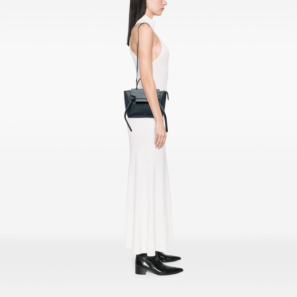 Celine Micro Grained Calfskin Belt Bag - Blue