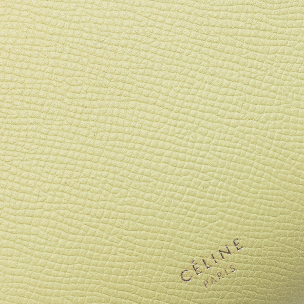 Celine Micro Grained Calfskin Belt Bag - Yellow