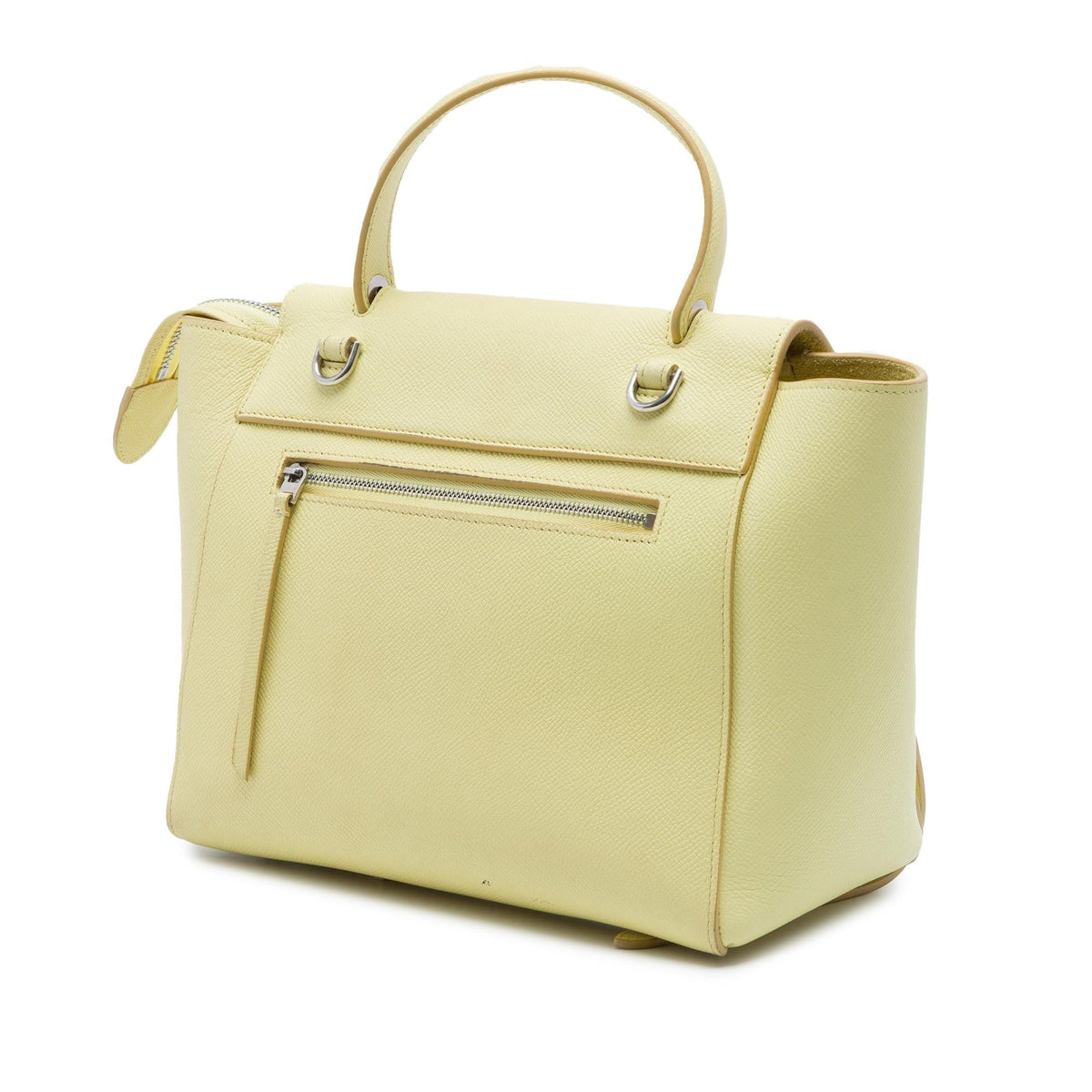 Celine Micro Grained Calfskin Belt Bag - Yellow
