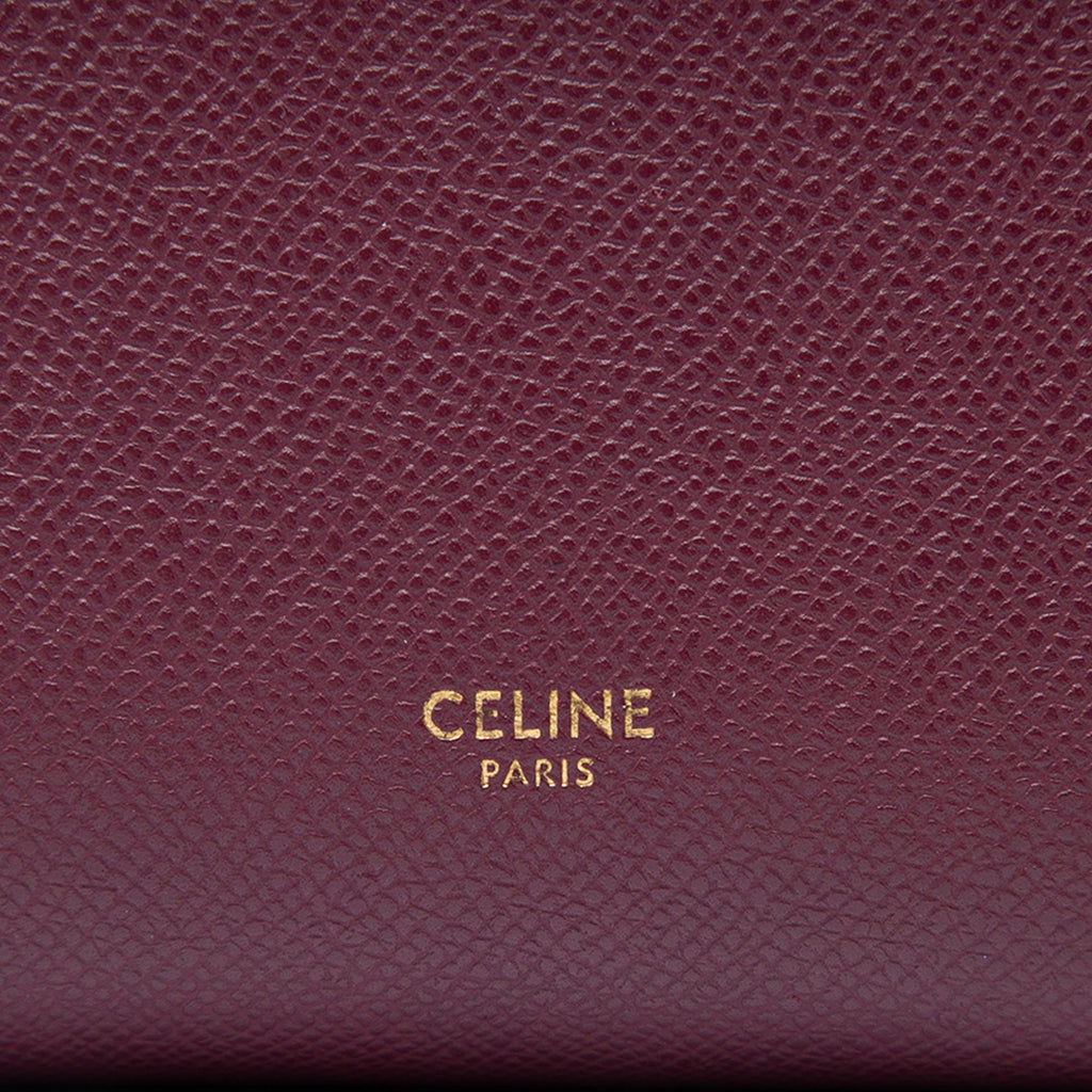Celine Micro Grained Calfskin Belt Bag - Red
